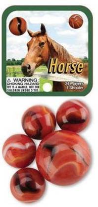 FS USA HORSE Marble Net Shooter Marble & Player Marbles Party & Fun Board Game
