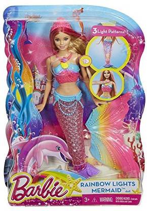 BARBIE Rainbow Lights Mermaid Doll