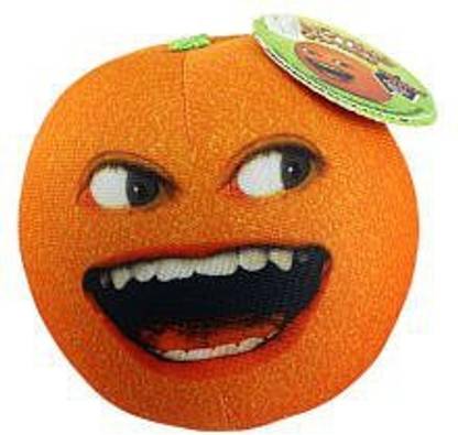 Annoying Orange Talking Plush Figure Laughing  - 3 inch
