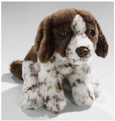 Carl Dick Stuffed Animal English Pointer Hunting Dog sitting Plush Toy, Soft Toy  - 6.5 inch
