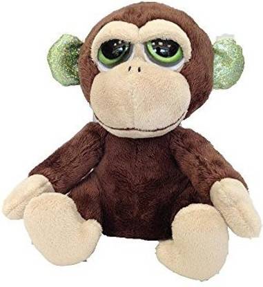 Russ Berrie Russ Li'l Peepers Medium Plush - Sitting Monkey  - 7.4 inch
