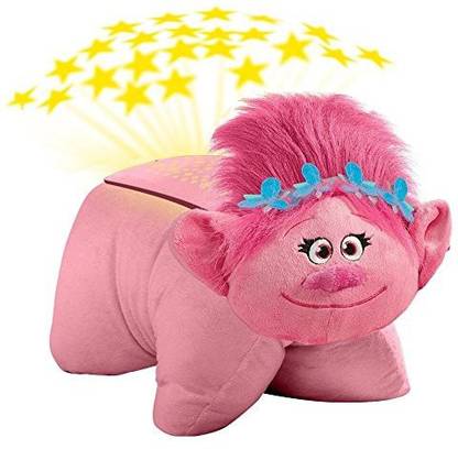 Pillow Pets DreamWorks Trolls Poppy - Poppy Dream Lites Stuffed Animal Plush Toy  - 6.5 inch