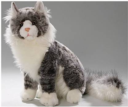 Carl Dick Stuffed Animal Cat, Maine Coon,Plush Toy, Soft Toy  - 14 inch
