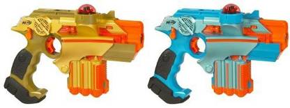 Nerf Lazertag Deluxe 2 Player Set Guns & Darts