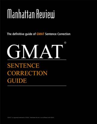 Manhattan Review GMAT Sentence Correction Guide
