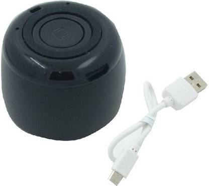 MEZIRE Coin size Mini Metal Wireless Bluetooth Speaker With Super Loud and Bass Sound System 2 W Bluetooth Speaker