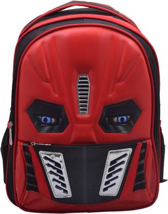 RAMRAJYA transformer eye blink school bag (19 litre)RED Waterproof School Bag
