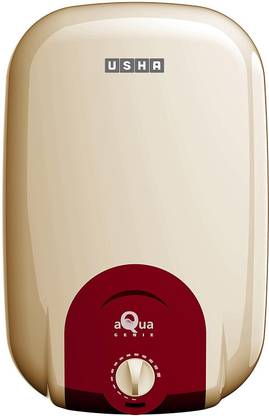USHA AquaGenie 5-Star Rated 15-Litre Storage Water Heater (Ivory Wine) 15 L Storage Water Geyser