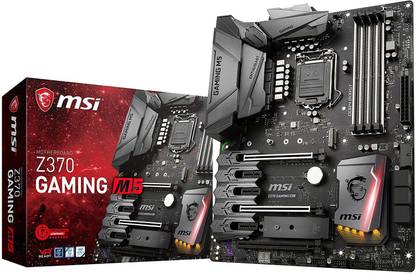MSI Z370 GAMING M5 Enthusiast Coffee Lake LGA 1151 VR Ready 64GB DDR4 SLI ATX LGA1151Socket ATX Intel Z270 Chipset DDR4 Motherboard for Desktop