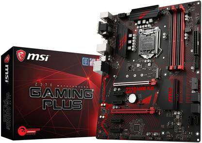 MSI Z370 GAMING PLUS LGA1151Socket ATX Intel Z270 Chipset DDR4 Motherboard for Desktop