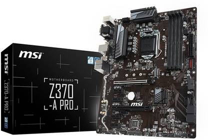 MSI Z370-A PRO LGA 1151 VR Ready 64GB DDR4 ATX LGA1151Socket ATX Intel Z270 Chipset DDR4 Motherboard for Desktop