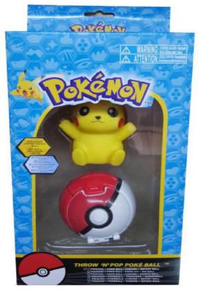 Assemble Pokemon Pokeball Toy with Real Pokeballs That Pop Open and Release Pokemon Action Figures