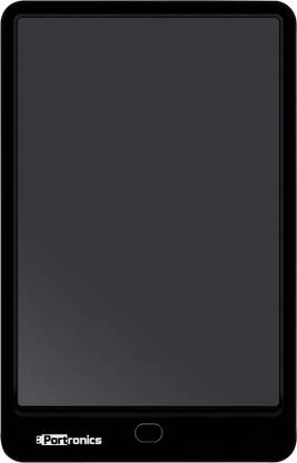 Portronics 1 Compartments Plastic POR-796 RuffPad, Portable 10" Re-Writable LCD E-Pad