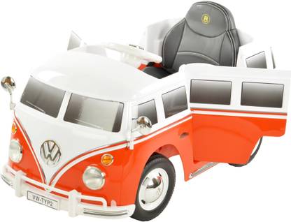 Toyhouse Officially Licensed Volkswagen Bus Rechargeable Car Battery Operated Ride On