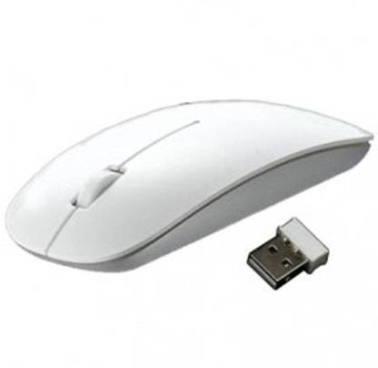 LipiWorld Wireless Mouse 2.4GHz Optical Mouse Mice Receiver PC/Laptop-White Wireless Ambidextrous Optical  Gaming Mouse