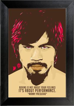 Ananya manny-pacquiao Wall Poster Paper Print