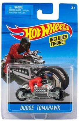 HOT WHEELS Dodge Tomahawk 1:65 Scale Bike With Rider