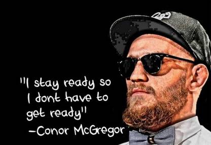 UFC CONOR MCCREGOR BOXING MOTIVATION ATTRACTIVE WALLPAPER POSTER Print Poster on LARGE PRINT 36X24 INCHES Photographic Paper