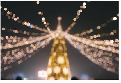 bokeh Paper Print