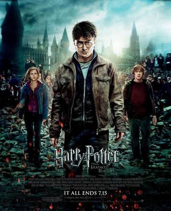 Harry Potter Deathly Hallows Part 2 Wall Poster Print Poster on 13x19 Inches Paper Print