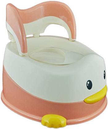 Babysid Collections Duck Look Potty Chair with Easy Cleaning Tray and Lid Potty Box