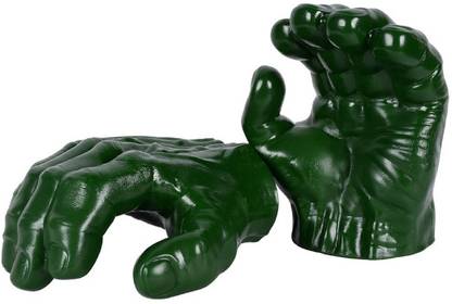 RIANZ Hulk Gamma Grip Fists, Marvel Avengers Hulk Smash Hands For Kids