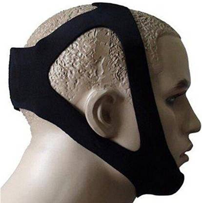 AVB Black Stop Snore Chin Strap Sleep Now Best Anti-snoring Device