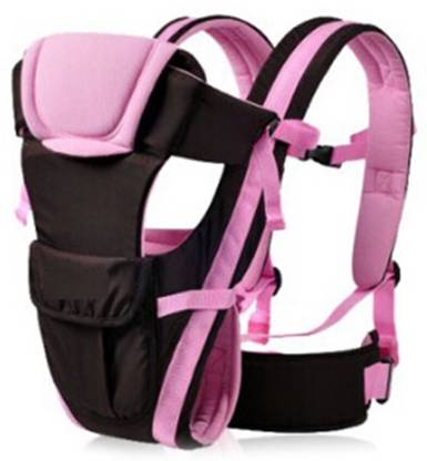 Smilecasters Adjustable Hands-Free 4-in-1 (with Comfortable Head Support & Buckle Straps) Baby Carrier Baby Carrier