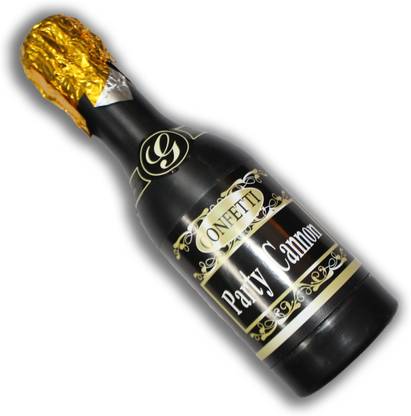 Ascend Store Multicolor Champagne Party Popper Bottle