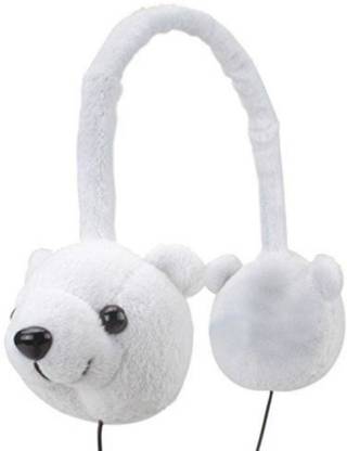 ShopyBucket Kid Friendly Headphones with Volume Limiting Sound and Comfortable Bear De Bluetooth