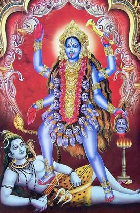 maa kali hinduism pic Print Poster on LARGE PRINT 36X24 INCHES Photographic Paper