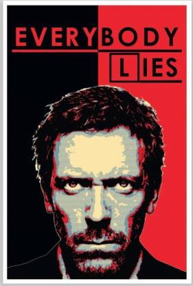 Wall Poster Everybody Lies House MD TV Series Print Poster on 13x19 Inches Paper Print