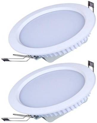 Ledlux 6"Round Flat Panel - 12w (3 Years Warranty )Indoor light ( Pack of 2 ) Recessed Ceiling Light Ceiling Lamp