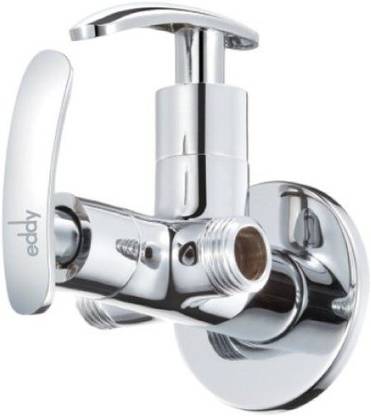Eddy 1627- 2-way angular stop cock with wall flange Twin Elbow Valve Faucet