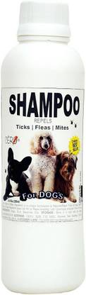 CERO Ticks, Fleas and Mites REPELLENT Shampoo for DOGS (200ml) Anti-dandruff, Flea and Tick, Hypoallergenic, Whitening and Color Enhancing, Allergy Relief, Anti-parasitic, Conditioning, Anti-fungal, Anti-microbial, Anti-itching NA Dog Shampoo