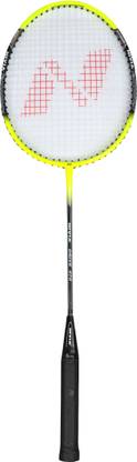 NIVIA Drive Green, Black Strung Badminton Racquet