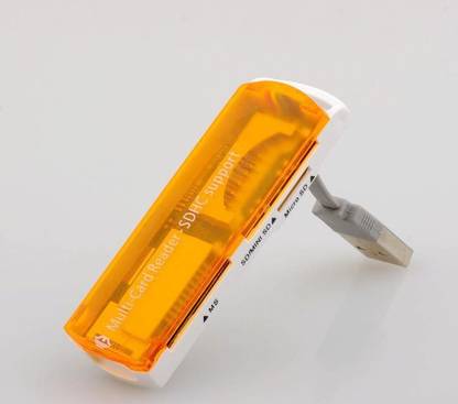 microware Multi Card Reader (Yellow) Card Reader