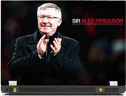 SkinShack New 3D Sir Alex Ferguson SAF Legend (14.1 inch) Vinyl Reusable Laptop Skin Compatible for 14.1 inch
