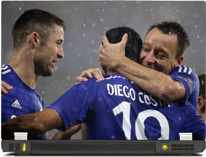 SkinShack New 3D Diego Costa, John Terry and Gary Cahill Celebration (10.1 inch) Vinyl Laptop Decal 10.1