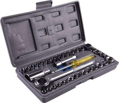 M9Gi Micro 9G Impex All-in-One Metal 40 Piece Hand Tool Kit Socket Set