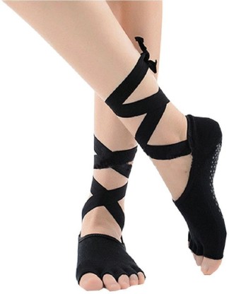 Scoolr Yoga Socks for Women Ballet Pure Barre 2pairs Pilates Socks Non Slip Sock with Grips Barre Socks for Pilates Barefoot Workout Dance