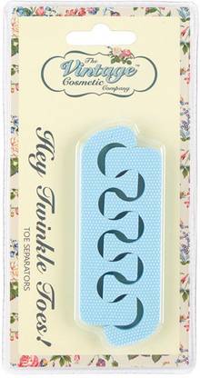 Vintage Cosmetic Toe Separators Blue