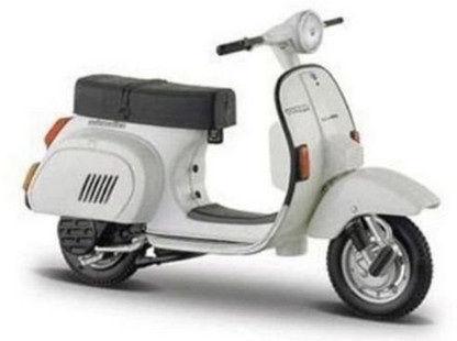 Maisto Vespa PK 125 Automatica 1984, Diecast Scooter, Scale 1:18, Color -  White - Vespa PK 125 Automatica 1984, Diecast Scooter, Scale 1:18, Color -  White . shop for Maisto products in India. | Flipkart.com