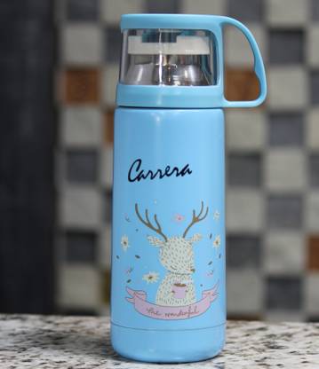 carrera KUPPA ANI EDITION: Feeling thirsty and can’t find a glass or container to pour your drink? Well this is certainly for you the bottle with not just any ordinary lid but a CUP. So you can just pour and sip on the
go. 350 ml Flask