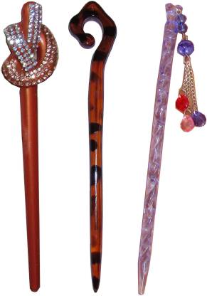 Vogue Wedding combo of juda sticks Bun Stick