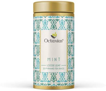 Octavius Mint, Pyramid Mint Green Tea Tin