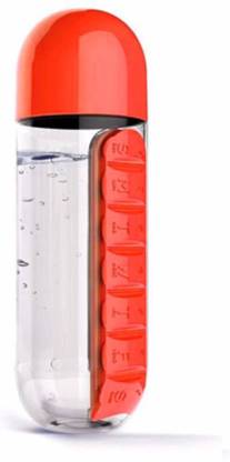 Bentag 7 Days Pill box with water bottle Pill Box