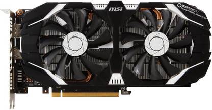 MSI GTX 1060 6GB DDR5 DUAL FAN OC EDITION GDDR5 6 GB NVIDIA Chipset 192 bit 1544 MHz Graphics Card
