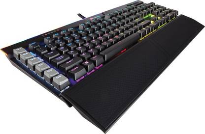 Corsair CH-9127014-NA Wired USB Handheld Multi-device Keyboard Compatible with Desktop, Laptop, Mac