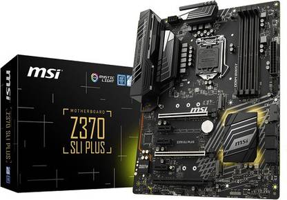 MSI Z370 SLI PLUS 1151 VR Ready 64GB DDR4 ATX LGA1151Socket ATX Intel Z270 Chipset DDR4 Motherboard for Desktop